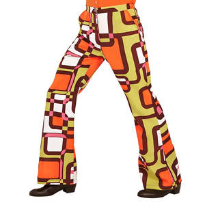 Pantalon de survêtement cargo évasé 100 % coton imperméable et respirant pour homme avec logo personnalisé, streetwear taille haute, grammage lourd - Product Image 4