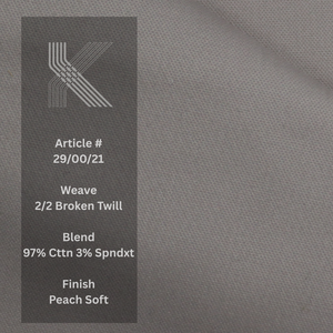 Tissu popeline extensible de qualité supérieure, 97 % coton, 3 % élasthanne, respirant, tissé pour pantalons, vestes, vêtements de mode et sacs - Product Image 5