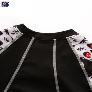 Ropa de hombre al por mayor cuello redondo logotipo personalizado impresión 2025 mejor diseño hombres Rash Guard en diferentes colores - Product Image 5