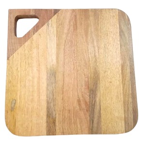 เขียงไม้หนาเปล่าสำหรับสับไม้อะคาเซียไม้ไผ่สีดำทำจากไม้อัจฉริยะงานตามสั่งสำหรับใช้ในครัว - Product Image 5