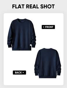 Sweat à capuche surdimensionné en coton lourd de haute qualité pour hommes pull Streetwear à épaules tombantes - Product Image 6