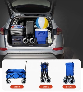 Carrello da Spiaggia in Acciaio Inossidabile con Ruote a Palloncino, Struttura a Piattaforma, Personalizzabile OEM, Capacità di Carico 100kg - Product Image 5