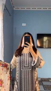 <strong>Brightly</strong> Colored Ethnic Kurti with Comfortable Fit and Easy Care <strong>Fabric</strong> with Bold Patterns for Beach and Casual Outings - Product Image 4