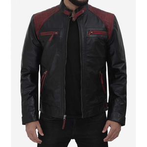 Veste en cuir à col montant d'hiver léger de haute qualité pour hommes pas cher prix nouveau élégant imperméable et coupe-vent - Product Image 6