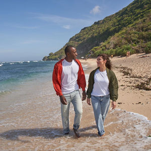 Ultifresh Woolen Washed Lightweight Polyester Summer <b>Windbreaker</b> Bomber <b>Jacket</b> Unisex Casual Waterproof Zipper Quick Dry - Product Image 2