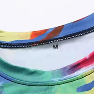 Vente en gros T-shirts d'équipe en tissu polyester/coton imprimés par sublimation personnalisés Logo à l'avant Service OEM respirant à séchage rapide - Product Image 2