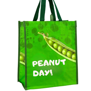 Custom Print PP Woven Shopping <b>Bag</b> <b>Medium</b> <b>Size</b> Hand Carry For Gift and Business Promotion OEM/ODM Wholesales in Vietnam - Product Image 1