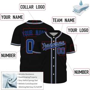 Jersey de Béisbol Personalizado de la Mejor Calidad 2024 para Hombre y Mujer, Ropa Deportiva Transpirable de Talla Grande con Nombre, Número y Logotipo Impresos - Product Image 4
