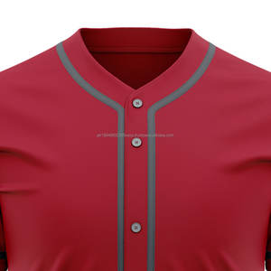 New Arrival Customized Manufacture Sleeveless Baseball Jerseys Wholesale Low Price Low MOQ Best Quality Fabric Baseball Jersey - Product Image 3