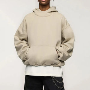 เสื้อฮู้ดสำหรับทุกเพศ2025เสื้อแบบสวมหัวผ้าฝ้ายสีดำวินเทจโอเวอร์ไซส์100% ดีไซน์ล่าสุด - Product Image 3