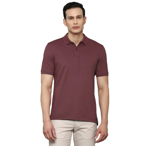 Haute qualité été décontracté tricoté 100% coton hommes pour T-Shirt respirant Anti-rides séchage rapide solide imprimé motif - Product Image 1