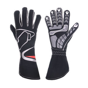 Gants de course automobile en cuir pleine main de haute qualité pour l'hiver, avec fermeture à bouton, pour hommes, imperméables et respirants - Product Image 6