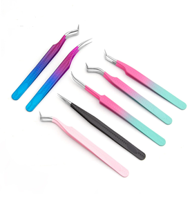 Pince à épiler durable en acier inoxydable Nail Art et outils de maquillage d'extension de faux cils - Product Image 2