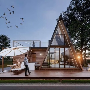 Casa Prefabricada de Lujo <span class=keywords><strong>en</strong></span> la <span class=keywords><strong>Playa</strong></span> de <span class=keywords><strong>España</strong></span>, con Jardín <span class=keywords><strong>en</strong></span> el Techo, Estilo Japonés, 3 Dormitorios, 2 Baños, de 2 a 3 Pisos, Personalizable - Product Image 2