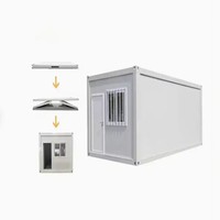 Maisons modulaires pliables en conteneurs d'expédition en acier modifié de 20 pieds et 40 pieds pour bateaux Toilettes portables en conteneurs