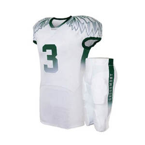 Ropa de fútbol americano barata personalizada profesional para adultos uniforme de equipo deportivo transpirable al por mayor con mangas cortas - Product Image 2