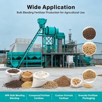 Lini Produksi Pupuk BB Berkecepatan Tinggi 60m/jam, Berpenggerak Motor, Akurasi Tinggi, untuk Pengemasan dan Penggabungan Pupuk Granular Majemuk