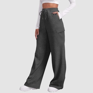 100% Organic Cotton Baggy <b>Women</b> Pants New Premium Design <b>Women</b> <b>Trouser</b> Customize Logo New Casual Sweatpants - Product Image 2