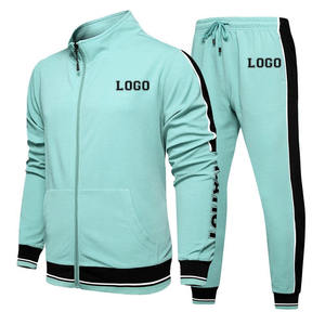 Conjuntos de chándal de hombre pesado sólido con capucha de talla grande de nuevo diseño logotipo personalizado multibolsillo de alta calidad - Product Image 3