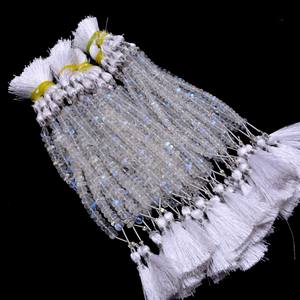 Pierre de lune bleue AAA+ 6 mm, perles facettées rondes, pierre de lune arc-en-ciel naturelle blanche, perles en vrac pour la création de bijoux - Product Image 6