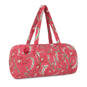 ของที่ระลึกกระเป๋าผ้านวมผ้าฝ้ายสำหรับสุดสัปดาห์เป็นมิตรกับสิ่งแวดล้อมความจุขนาดใหญ่ที่มีคุณภาพสูงช้อปปิ้งโยคะดอกไม้ฤดูร้อน - Product Image 1