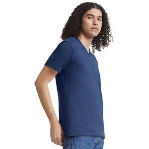 Camiseta con serigrafía personalizada de temporada de verano azul para hombre - Product Image 3