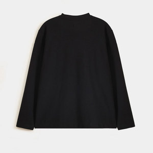 เสื้อยืดผู้ชายแขนยาวลำลองผ้าฝ้าย100% พอดีตัวเสื้อยืดใส่สบายกันรอยยับ - Product Image 3