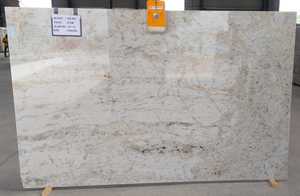 Azulejos de granito blanco Andrómeda de alta calidad, encimeras, diseño moderno duradero, superficie pulida para villas, losas grandes de la India - Product Image 2