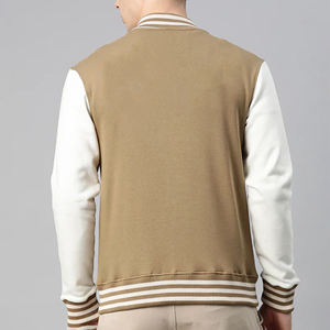 Veste de coupe régulière en laine 100% coton personnalisée OEM/ODM pour homme Patches en chenille personnalisés Veste universitaire de baseball Lettermen avec logo - Product Image 2