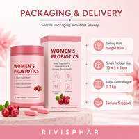 Probiotiques naturels à base de plantes pour la santé féminine, extrait de canneberge, antioxydant, soutien beauté, flore vaginale et soin intestinal, capsules quotidiennes