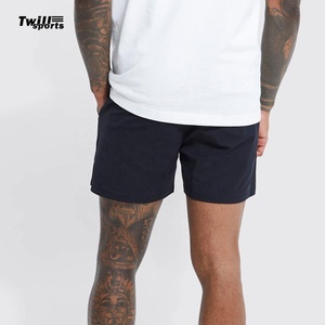 Short de sport OEM pour homme 100% coton 240gsm en toile épaisse taille élastique séchage rapide salle de sport personnalisable style rue haute - Product Image 2