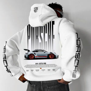 Sweat à capuche Ferrari Formula Racing, coton premium, streetwear, design motorsport, coupe ample, impression haute intensité, usage quotidien - Product Image 4