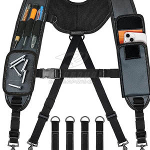 Custom Logo Men <b>Suspenders</b> OEM ODM with Adjustable Straps <b>Suspenders</b> Made Spandex / Polyester - Product Image 2