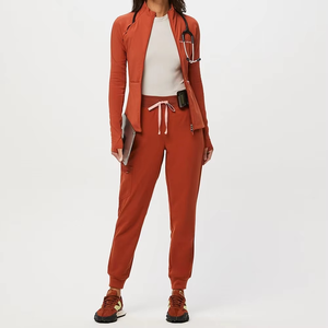 Vêtements de sport pour femmes, uniforme d'infirmière, ensemble haut et pantalon, uniformes de travail, manches longues, uniformes de travail pour hôpital - Product Image 3