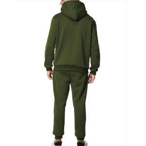 Survêtements de formation confortables pour hommes survêtements pullover personnalisés respirants pour hommes ensemble de 2 pièces 100% coton vierge - Product Image 3