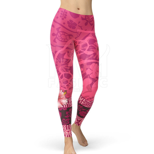 Leggings de yoga taille mi-haute pour femme, qualité supérieure, en Spandex/Polyester, personnalisables, respirants, motif uni, prix raisonnable - Product Image 1