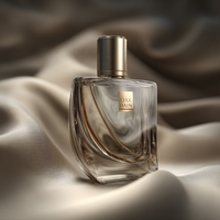 Flacon de Cologne Personnalisé de Luxe, Flacon de Cologne Vide, 30ml 50ml 100ml, Flacons de Parfum en Verre avec Emballage Boîte