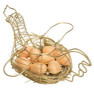 Le support d'oeufs de fer ajoute le regard élégant aux cuisines maisons et cafés avec la conception forte durable en métal - Product Image 1