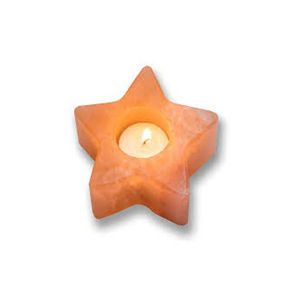 Porte-bougie et bougie chauffe-plat en sel rose de l'Himalaya naturel, sculpté style nautique, décoration d'intérieur ange - Product Image 6