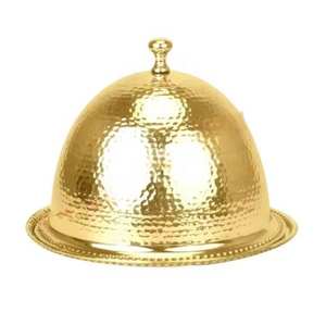 Bol à dattes en métal arabe de qualité supérieure, best-seller, design classique du Golfe, compatible lave-vaisselle, couleurs personnalisables, logo, bol à dattes doré - Product Image 5