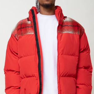 2025 High Quality Puffer Down Coat <b>Men's</b> Bright Face Trend Hooded Short Thick Winter Bomber Shiny Puffer <b>Jacket</b> for <b>Men</b> - Product Image 2
