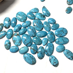 AAA Qualité IGI Certifié Naturel Bleu Magnasite Turquoise Pierre Précieuse Ovale Forme Cabochon Pierres Bijoux Pierres Précieuses Lâches - Product Image 6