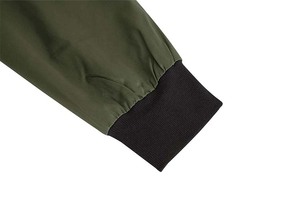 Nouveau style de veste universitaire pour hommes vêtements de sport confortables à séchage rapide avec logo personnalisé sur le devant couleur unie service OEM - Product Image 6