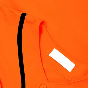 Camisetas de softball personalizadas con impresión por sublimación, camiseta de béisbol transpirable con botones completos, ropa de béisbol, camiseta de béisbol - Product Image 3