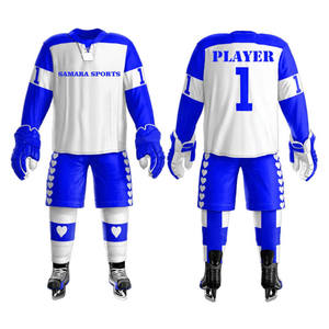 Nuevo diseño Popular sublimación hombres hockey sobre hielo uniforme personalizado mejor calidad nuevo diseño juvenil uniforme de hockey sobre hielo - Product Image 6