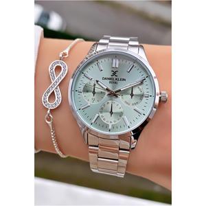 Orologio da polso da donna Color argento di marca con garanzia di 2 anni-braccialetto regalo - Product Image 5