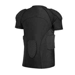 Mens <b>Athletic</b> Training padded shirt Compression Protective Chest Rib Sports Performance Wear Wholesale - Product Image 5