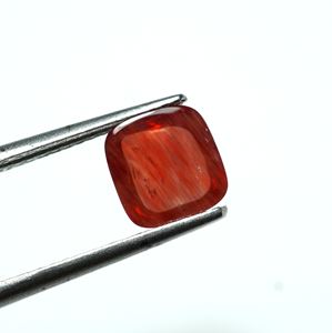 ธรรมชาติสีแดงเบาะหินลาบราดอไรต์ทรงหลังเบี้ยตัดอัญมณี - Product Image 4