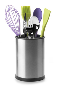 Porte-ustensiles rotatif en acier et plastique (Ibili 797200) - Product Image 1