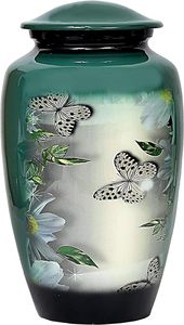 ACUBE INDUSTRIES-Urna de Cremación de Mariposa para Cenizas, Jarrón Funerario de Mesa de Aluminio Premium, Hecho a Mano - Product Image 3